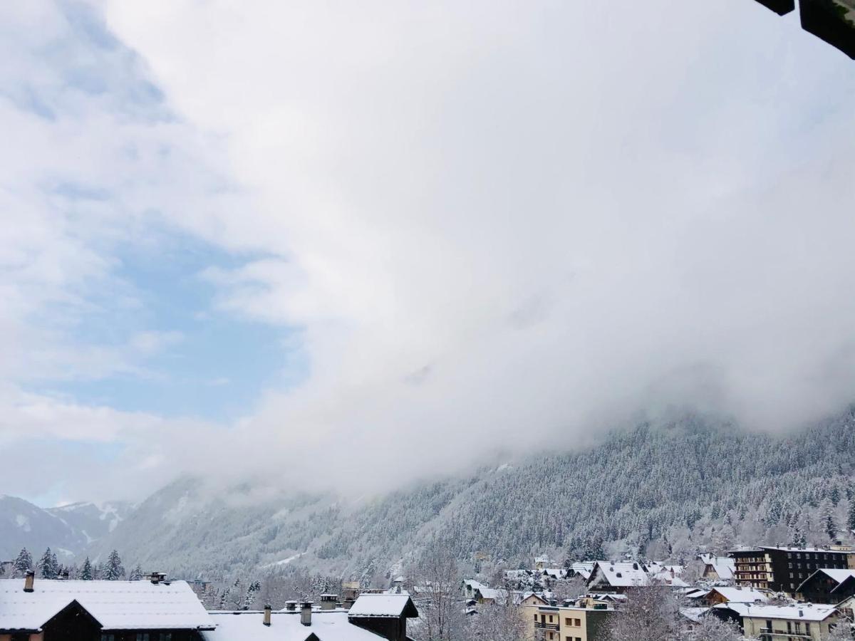 Mont Blanc 43, Vue Mont Blanc , Balcon, Parking Apartment Chamonix Exterior photo